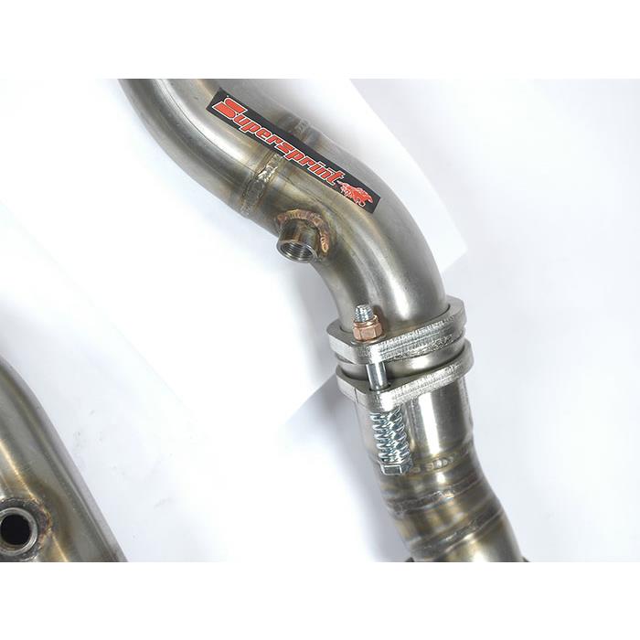 Kit downpipe Destro - Sinistro con giunto compensatore (sostituisce pre-catalizzatore principale)