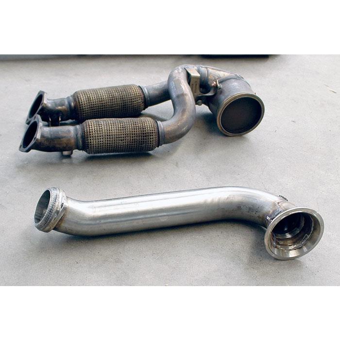 Downpipe+ catalizzatore metallico Ø143mm
