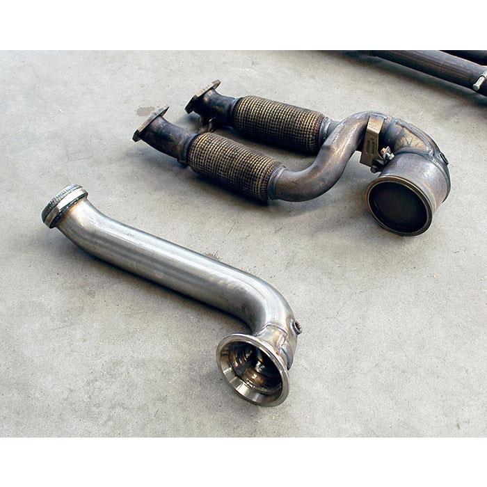 Downpipe+ catalizzatore metallico Ø143mm