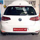 VW GOLF VII GTI 2.0 TSI (220 Hp) 2013 -> Impianto di scarico Supersprint in fase di sviluppo