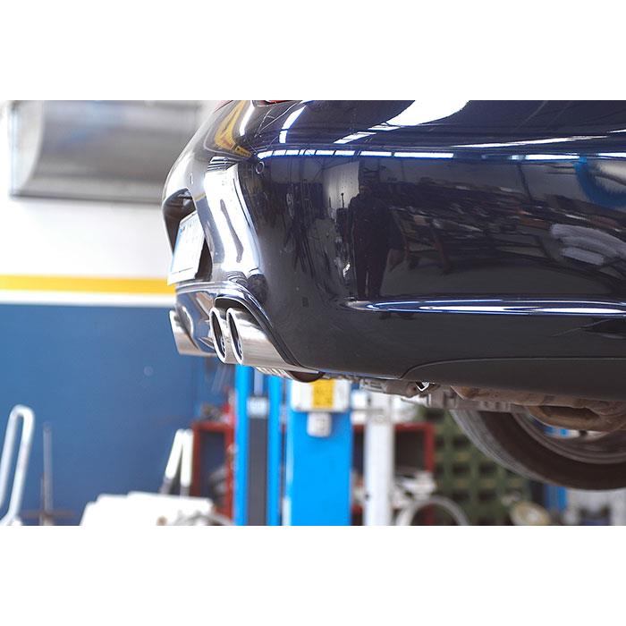 Connecting pipe kit Right + endpipe OO90