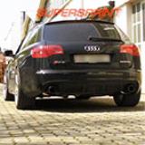 AUDI A6 RS6 Quattro 5.0i Bi - turbo V10 ' 08 -> Impianto di scarico completo Supersprint