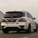 MERCEDES W166 ML63 AMG V8 '13 -> Impianto di scarico completo Supersprint