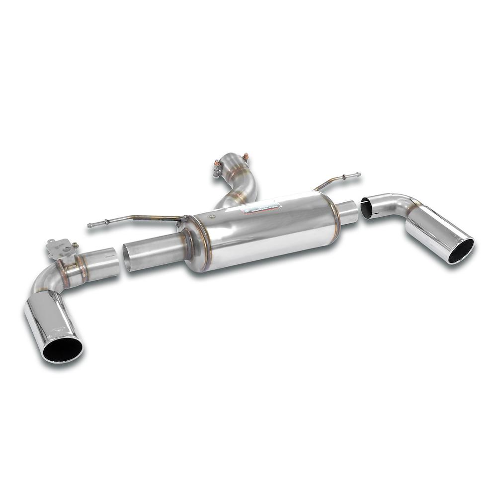 Rear exhaust Right O100 - Left O100 with valve