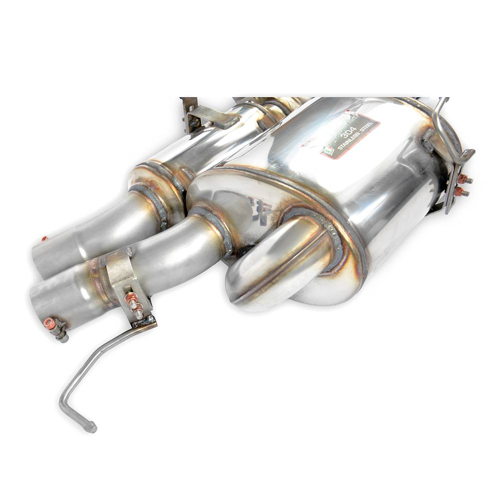 Rear exhaust 100x75 with valve