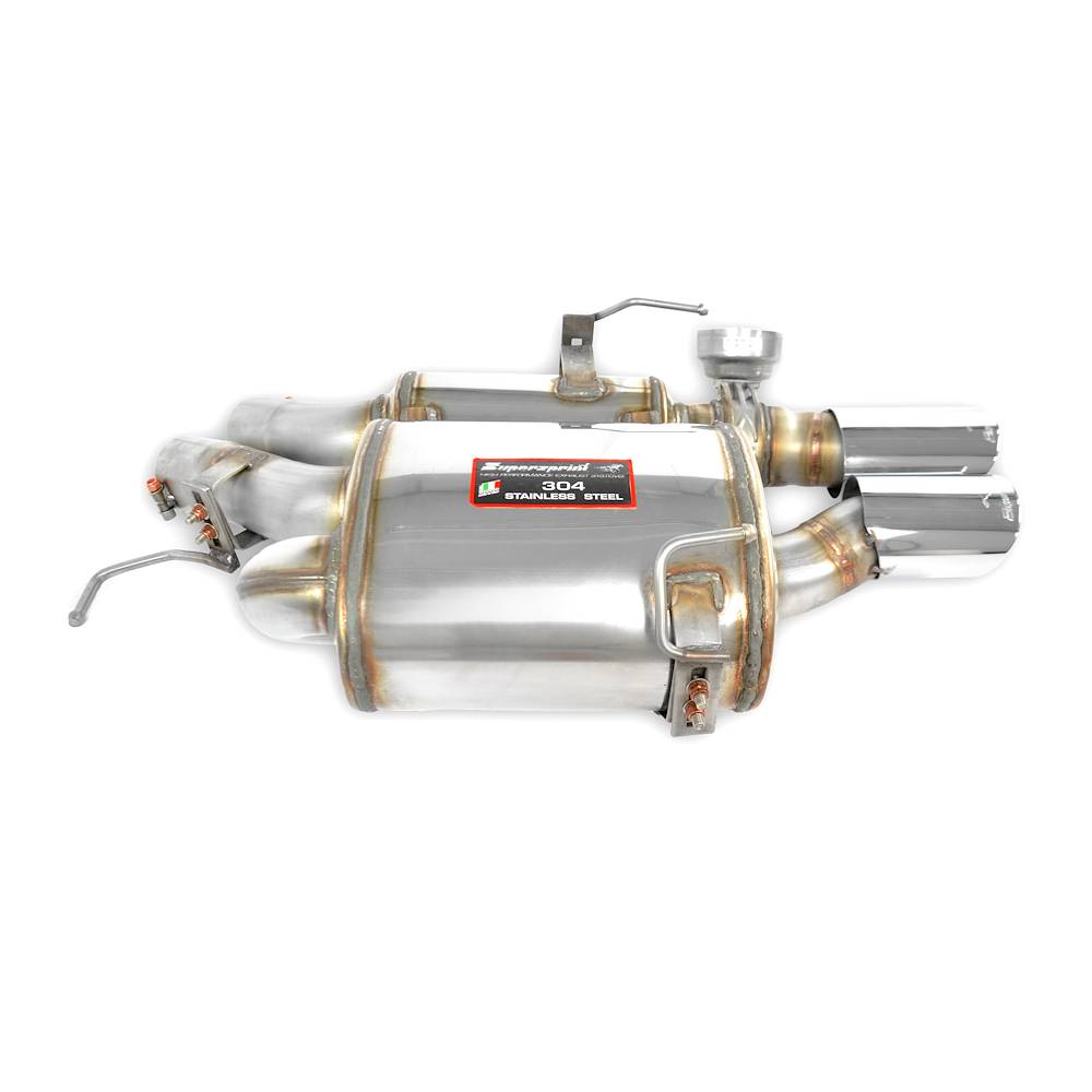 Rear exhaust 100x75 with valve