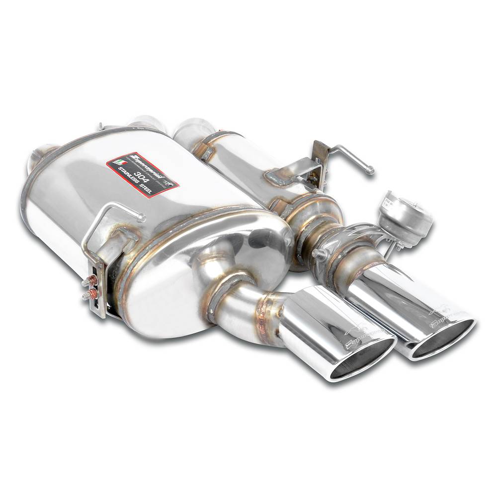 Rear exhaust 100x75 with valve