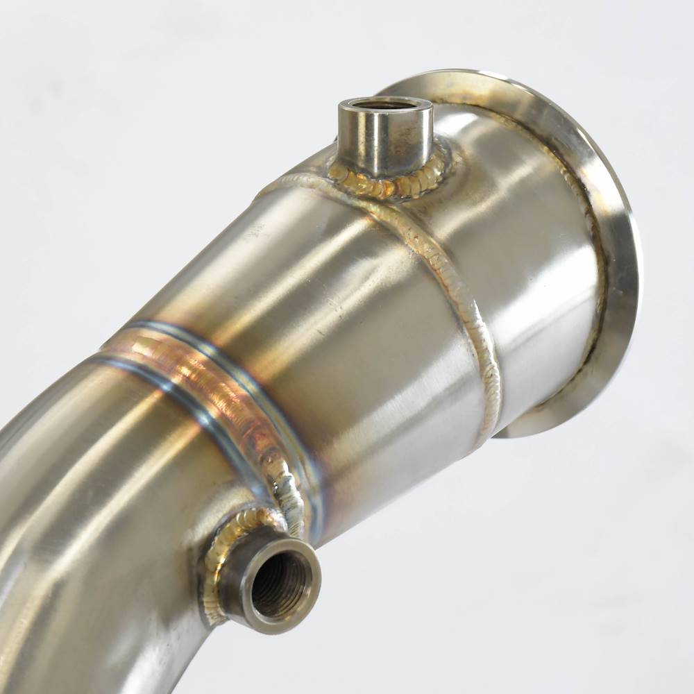 Turbo downpipe kit Right - Left  (Replaces catalytic converter) Accepts the stock Cat.-Back system