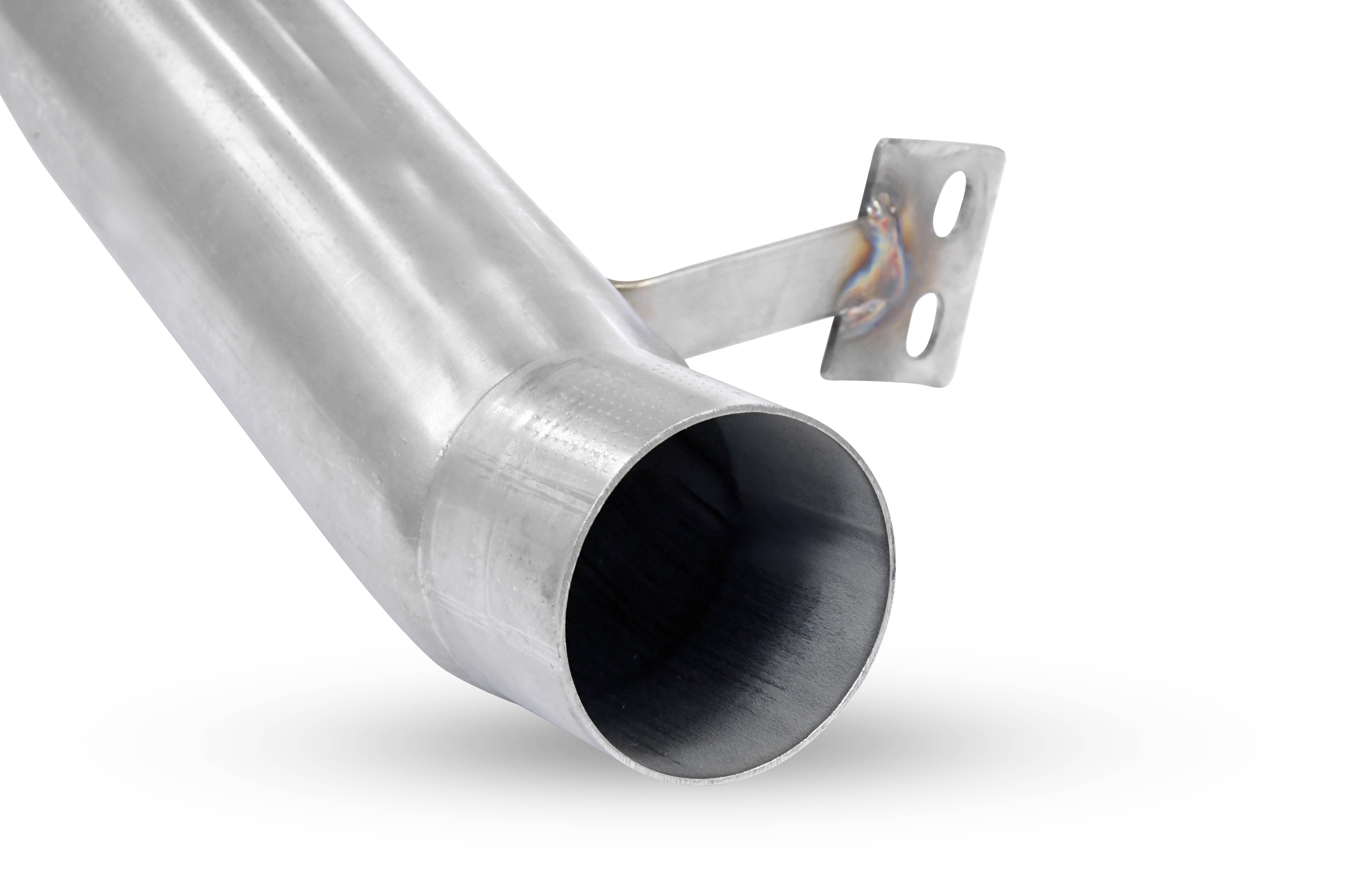 Rohrsatz ab Turbolader + Sport Metallkatalysator Links 100CPSI<br>Kompatibel mit den Serien ab-Kat Anlage