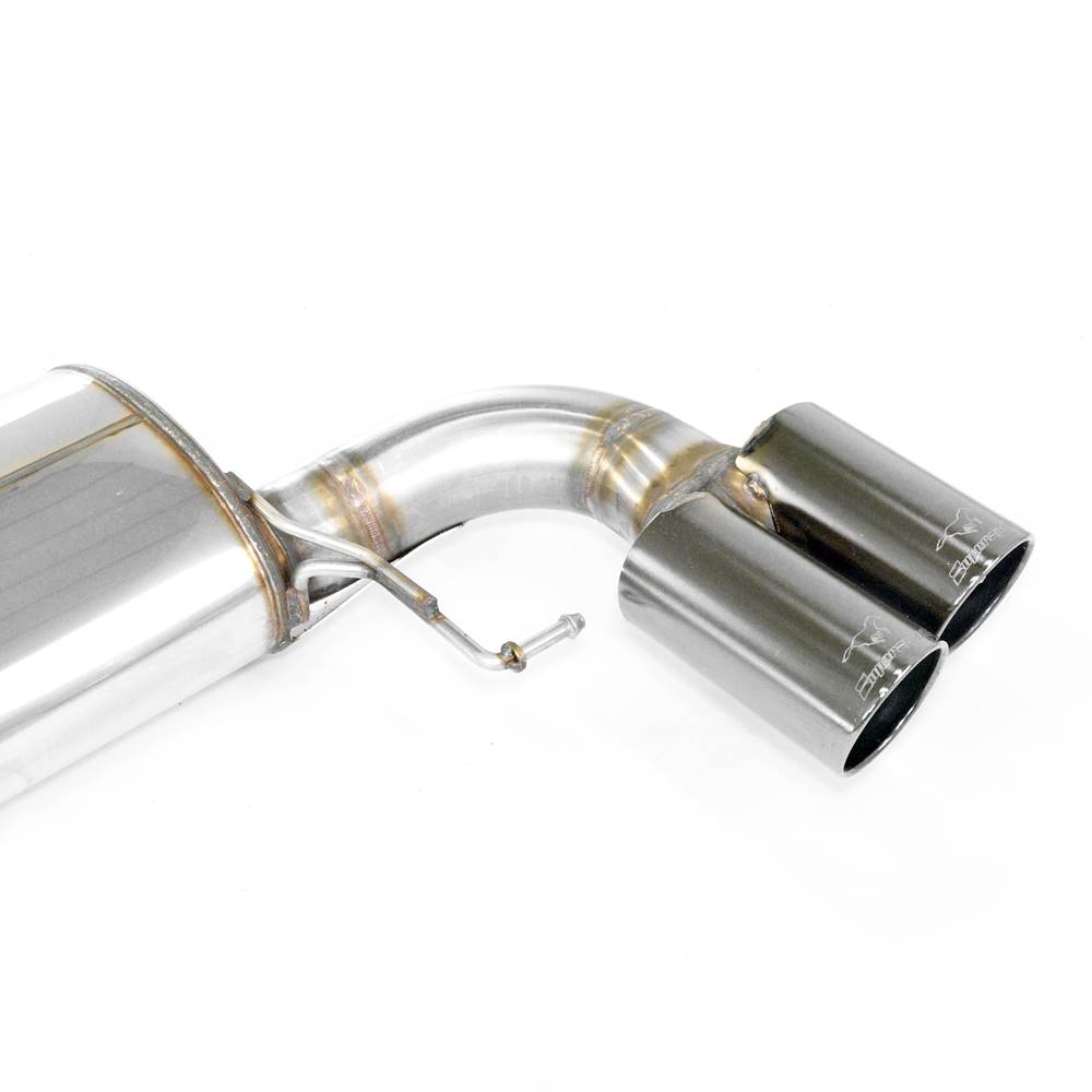 Rear exhaust Right Gun Metal Grey OO90 - Left OO90 with valve