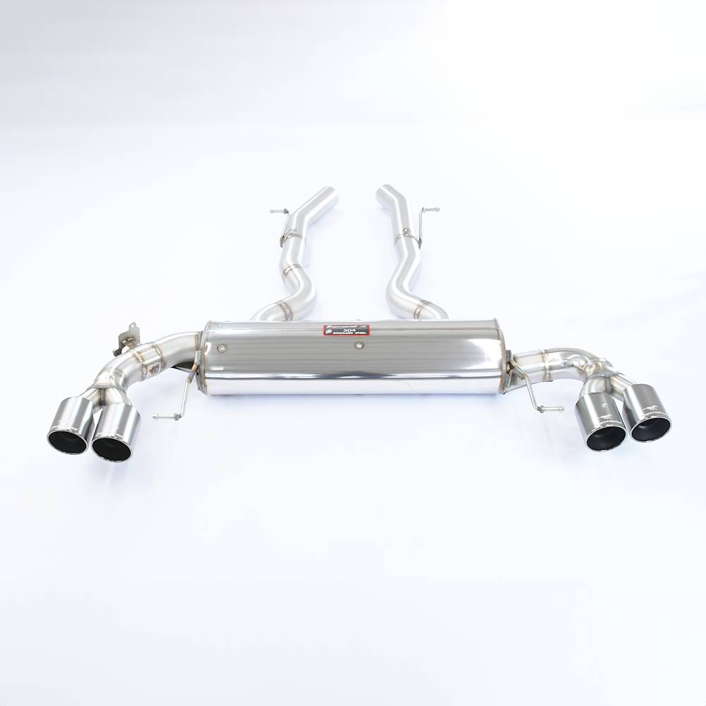 Rear exhaust Right Gun Metal Grey OO90 - Left OO90 with valve