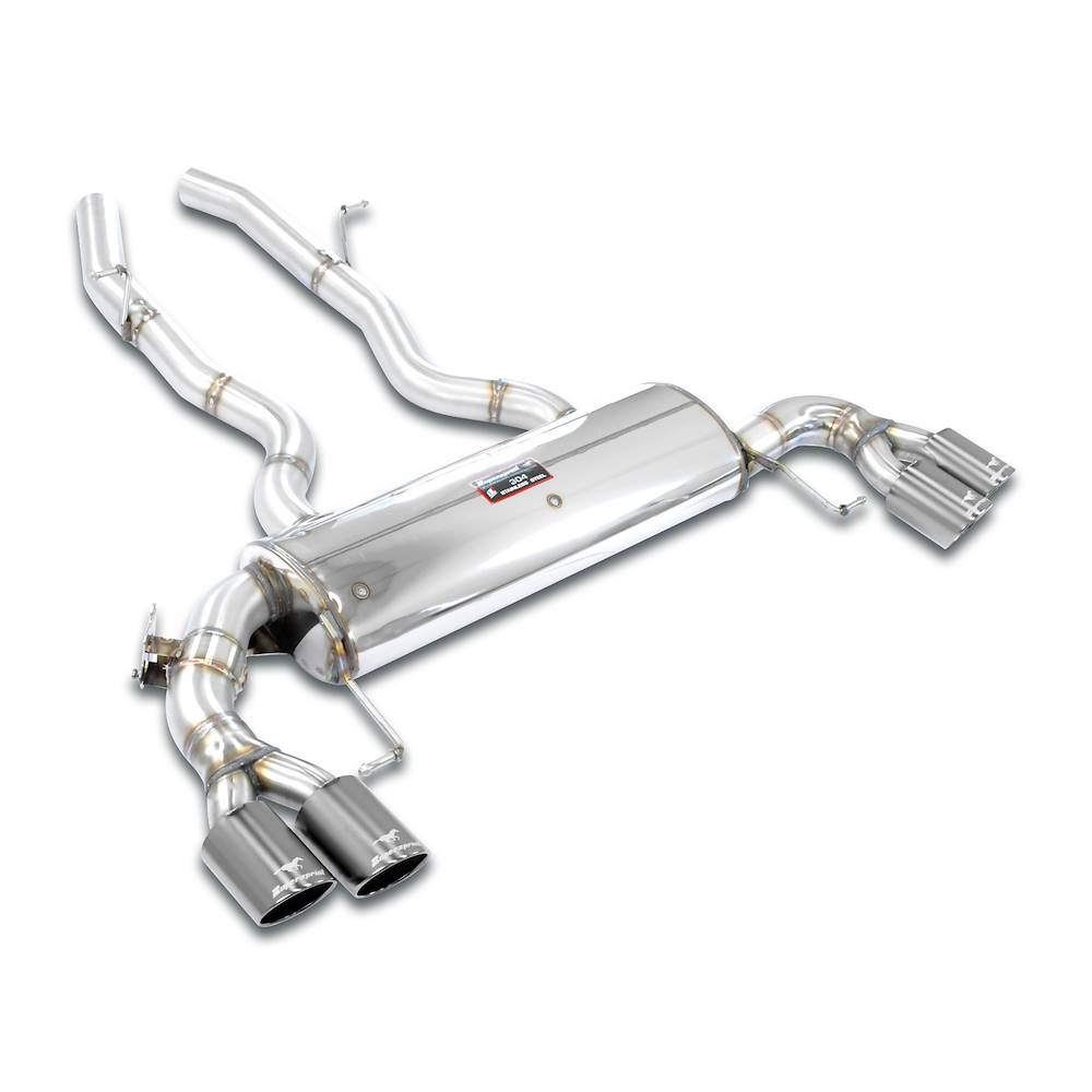 Rear exhaust Right Gun Metal Grey OO90 - Left OO90 with valve