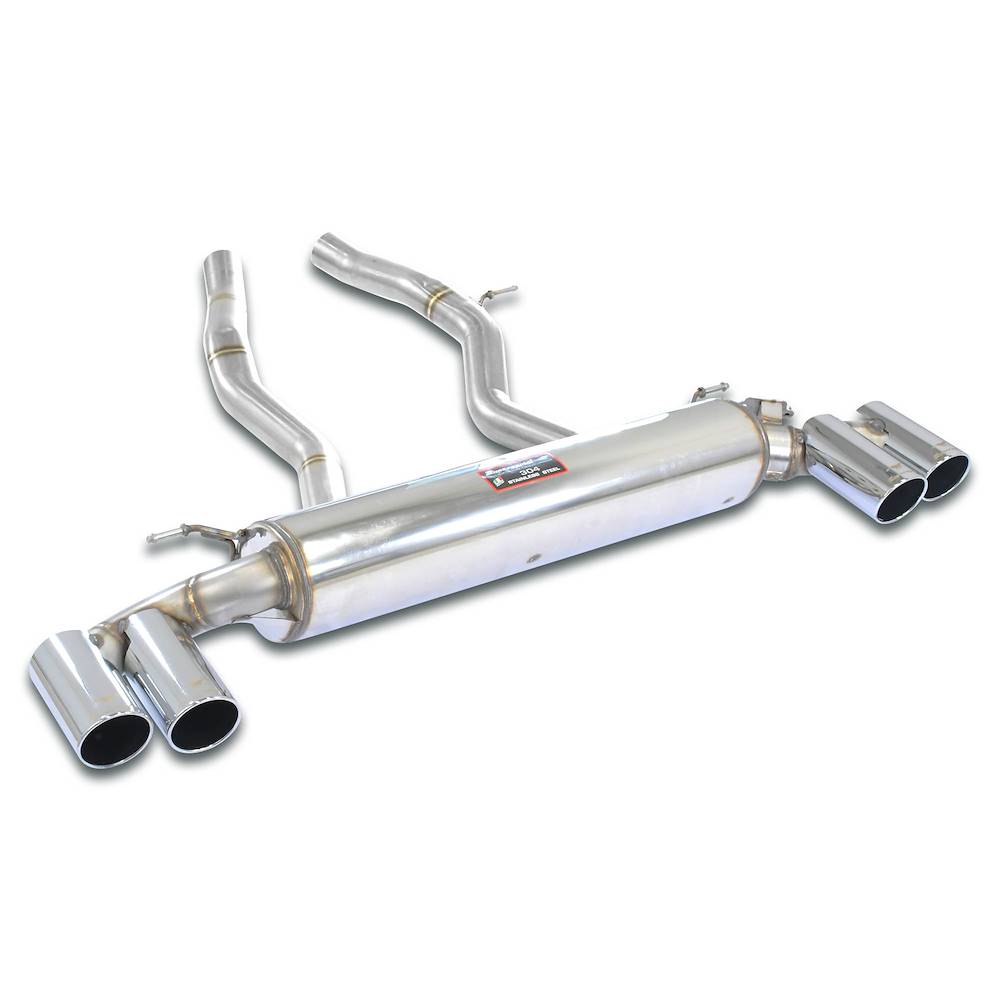 Rear exhaust Right OO90 - Left OO90 with valve