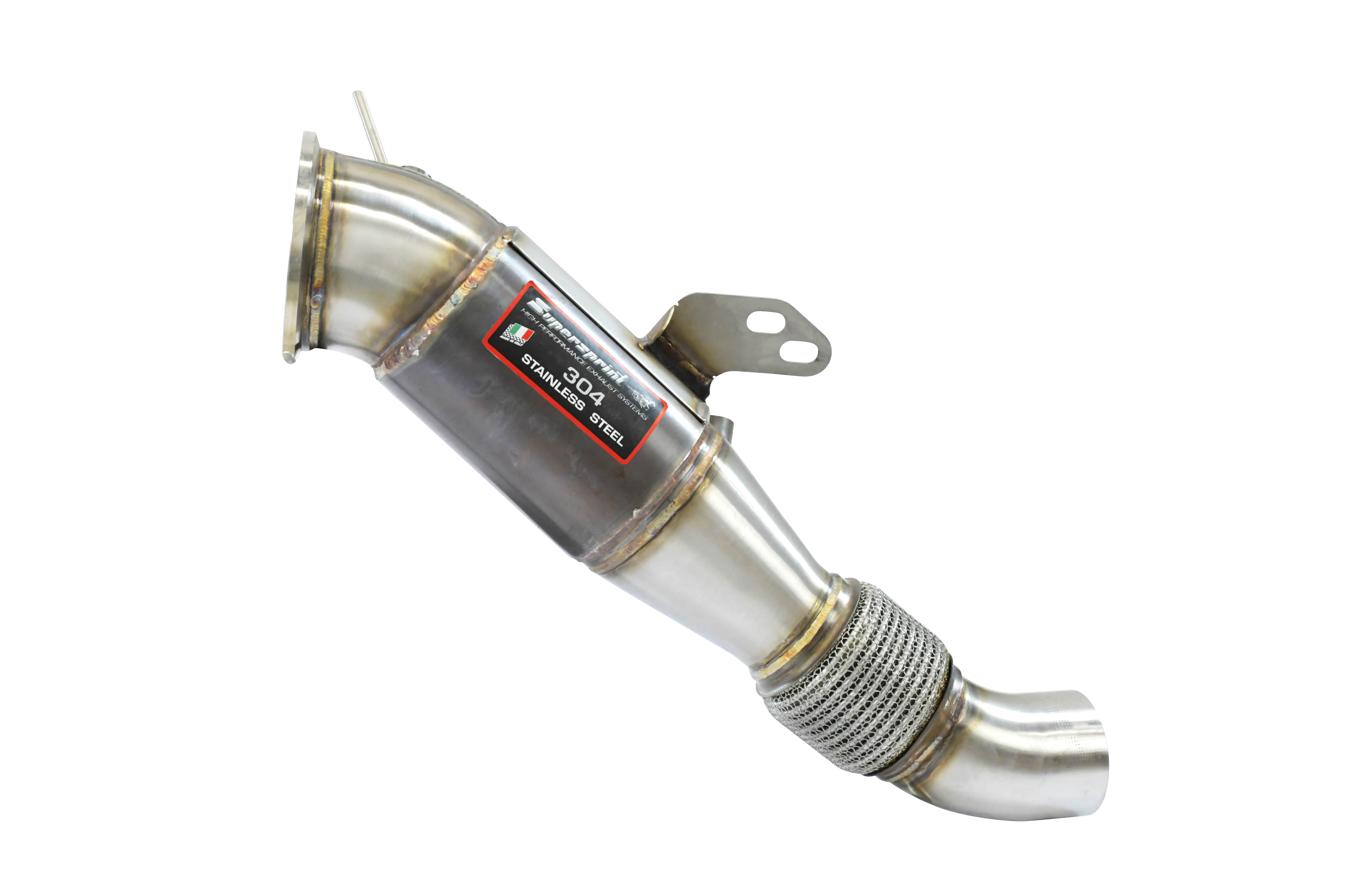 Downpipe + Catalizzatore metallico 100CPSI