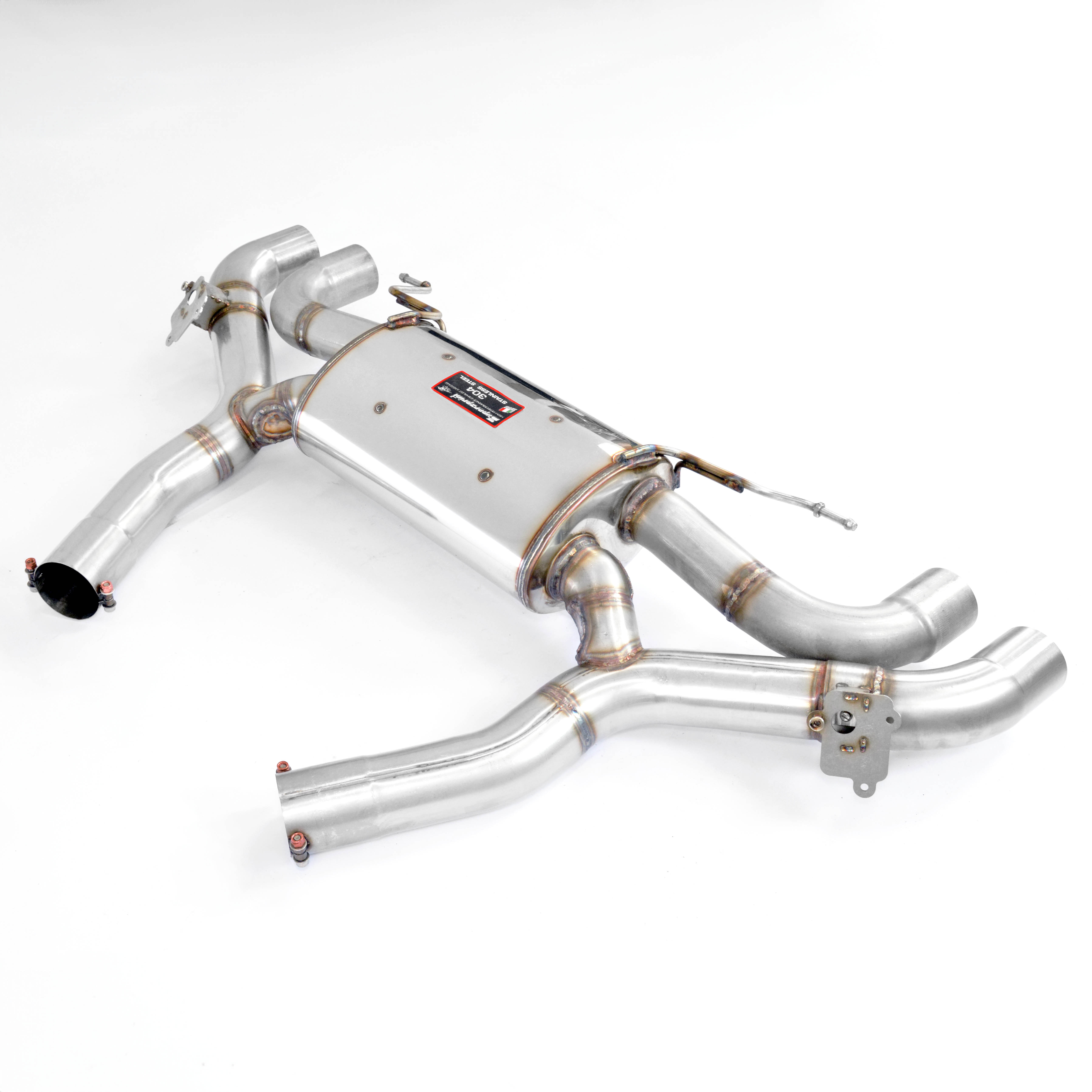 Rear exhaust Right + Left with Valves