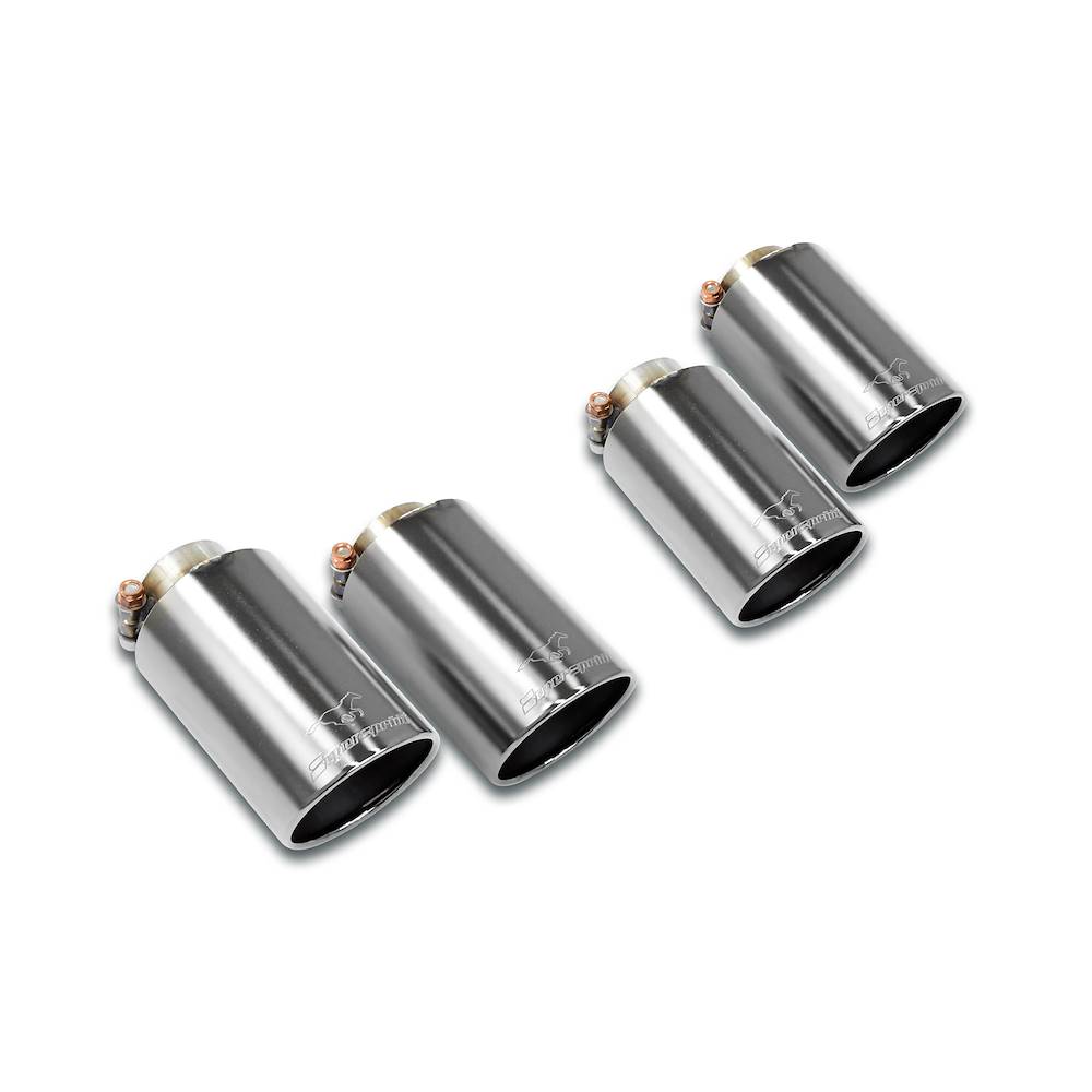 Endpipe kit Gun Metal Grey OO90 Right - OO90 Left