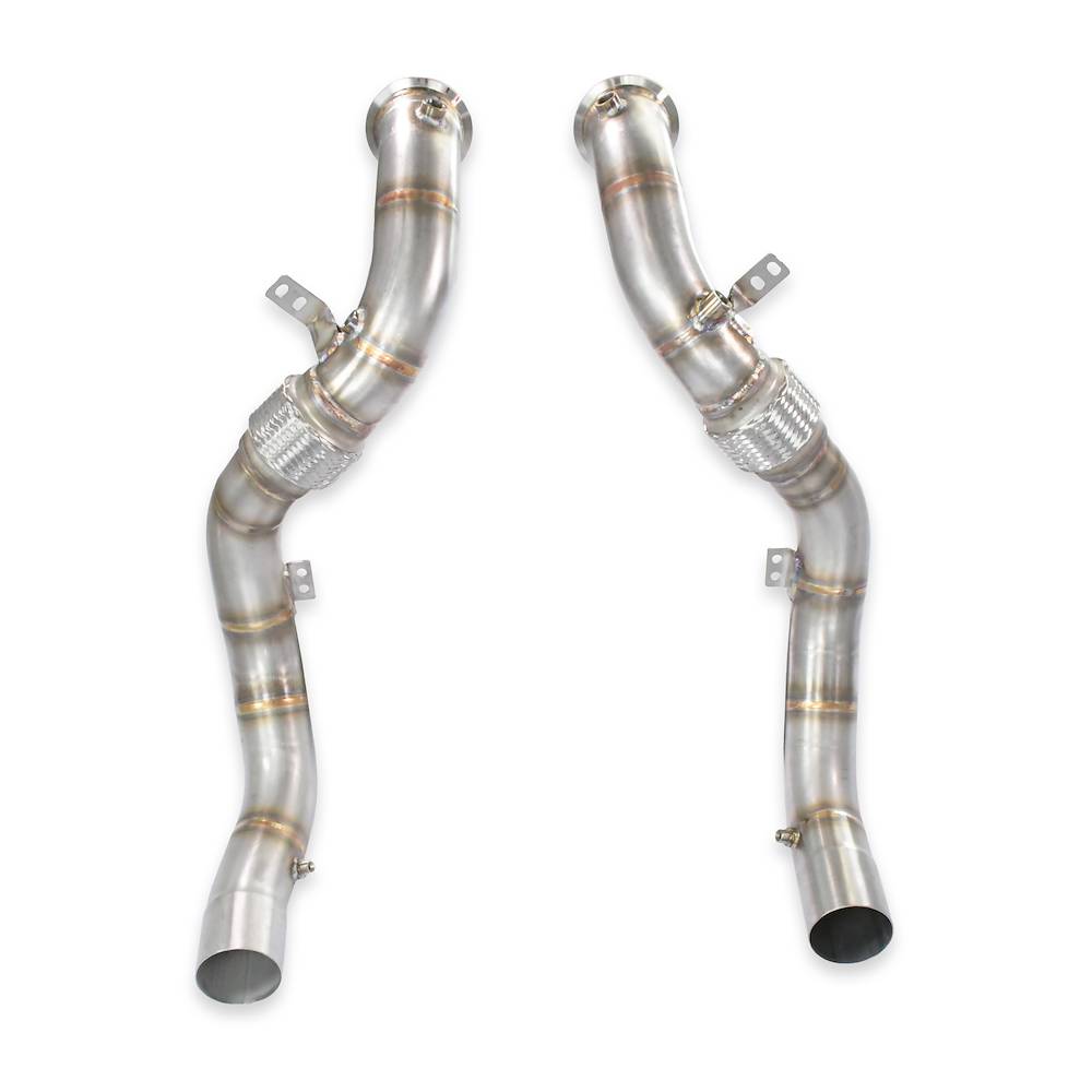 Turbo downpipe kit Right - Left  (Replaces catalytic converter) Accepts the stock Cat.-Back system
