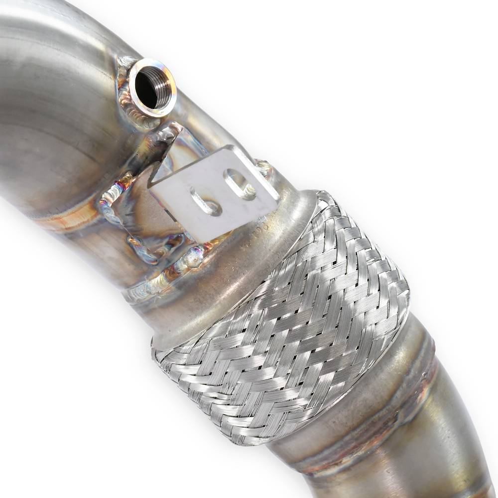Turbo downpipe kit Right - Left  (Replaces catalytic converter) Accepts the stock Cat.-Back system