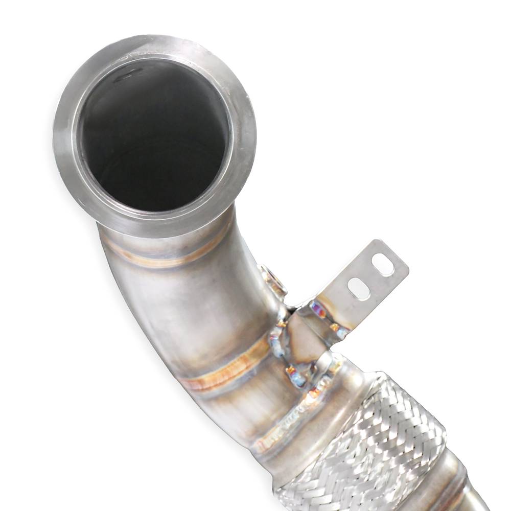 Turbo downpipe kit Right - Left  (Replaces catalytic converter) Accepts the stock Cat.-Back system