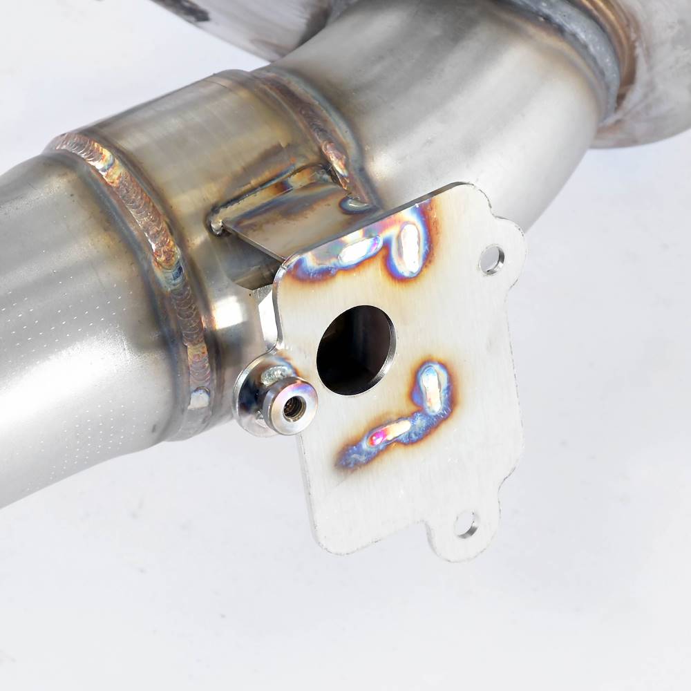 Rear exhaust Right - Left with valve (For OEM endpipes)