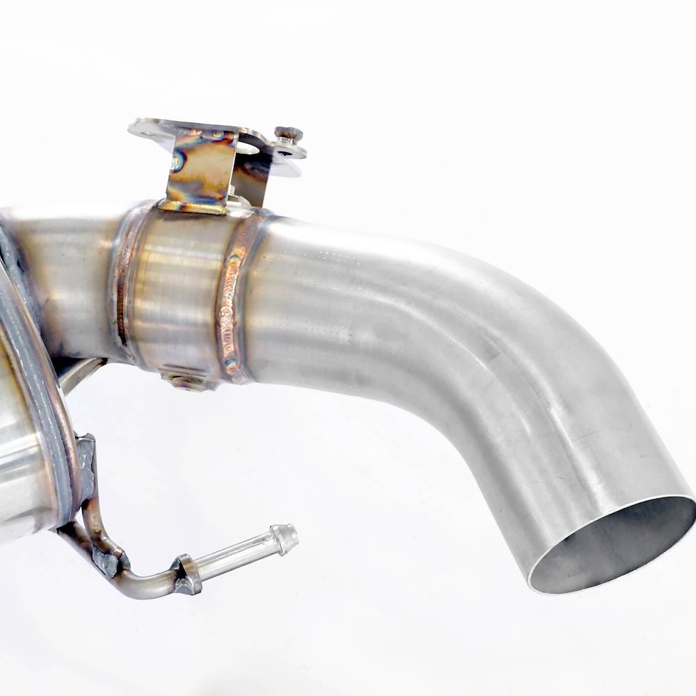 Rear exhaust Right - Left with valve (For OEM endpipes)