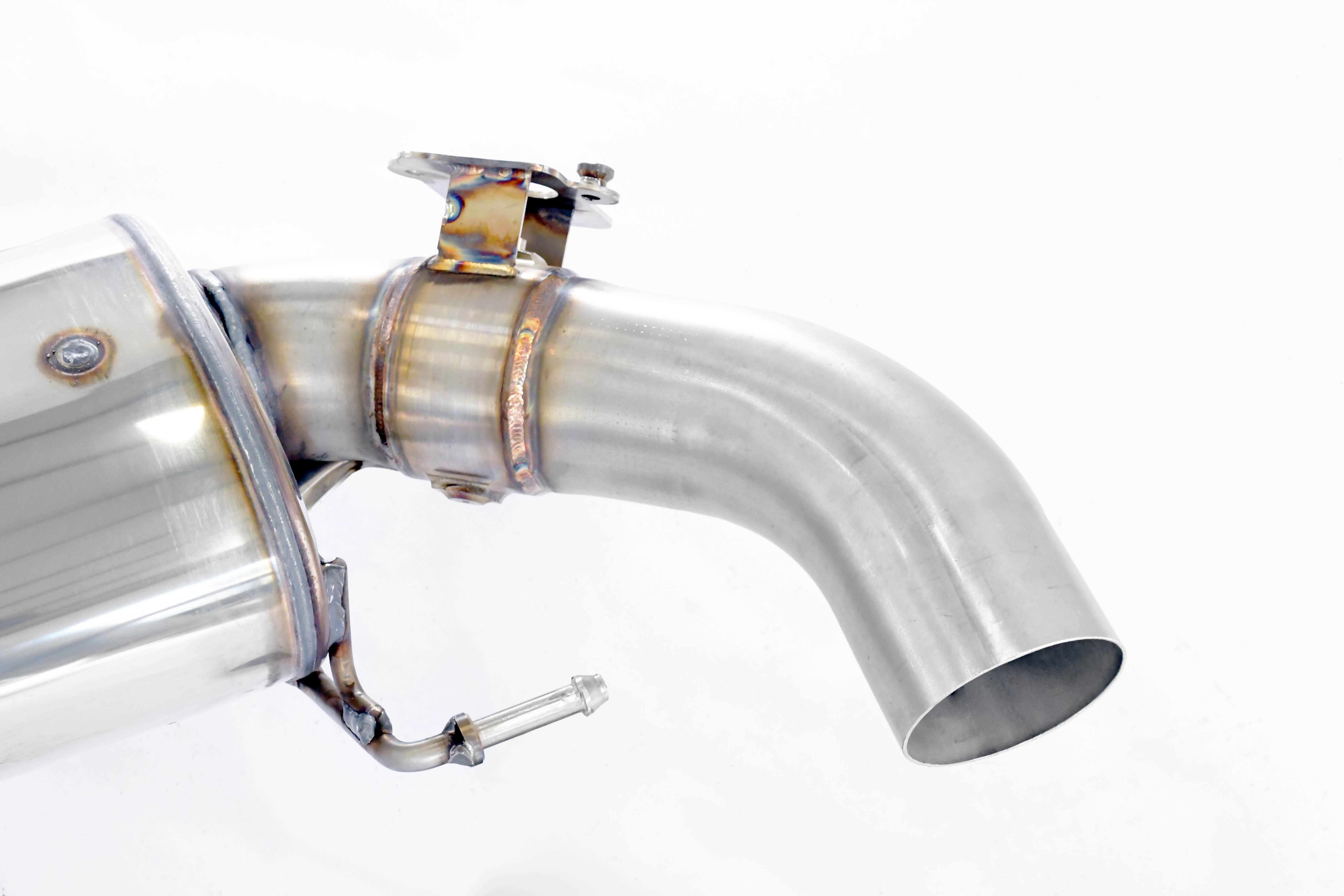 Rear exhaust with valve Right - Left