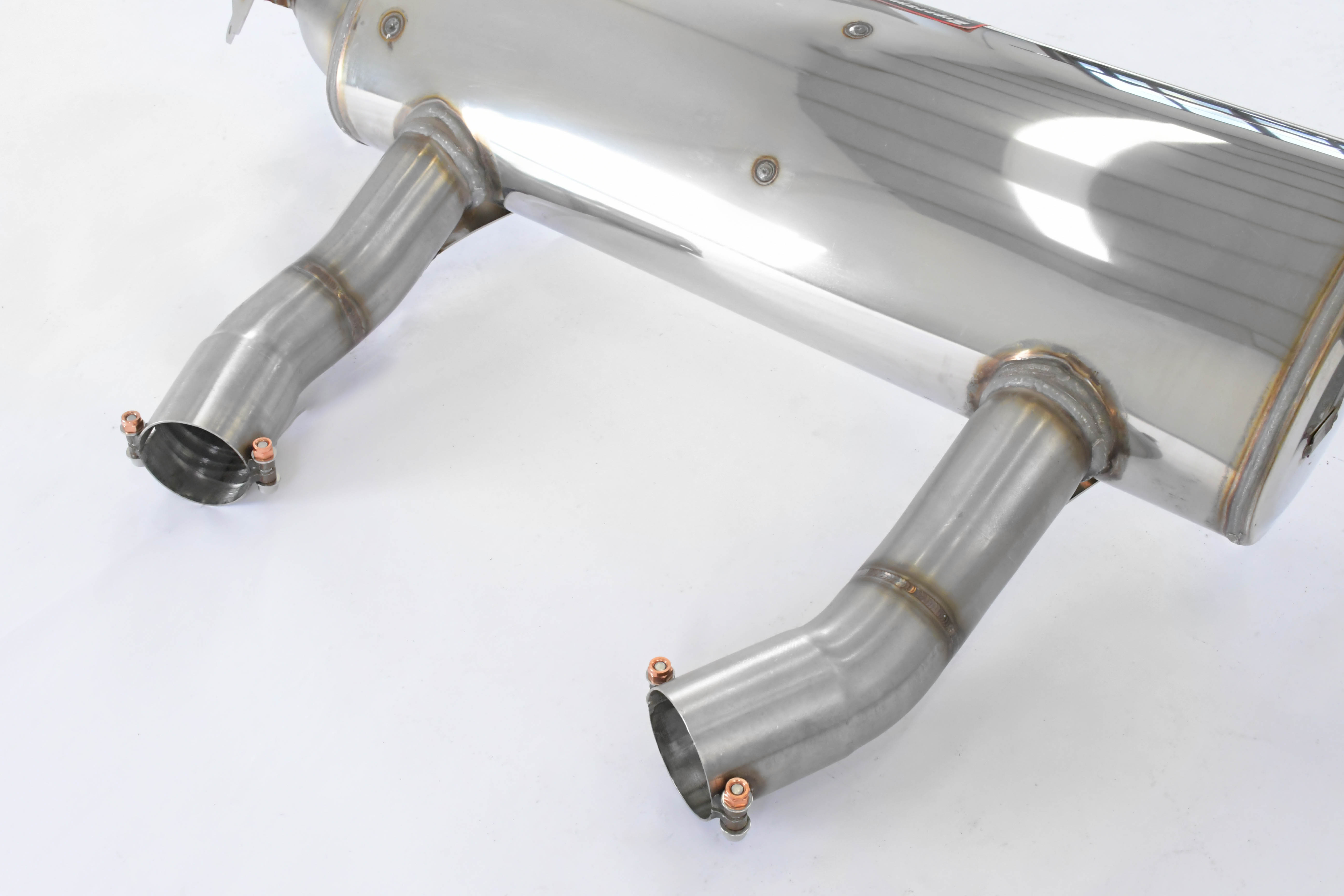 Rear exhaust Right - Left with valve (For OEM endpipes)