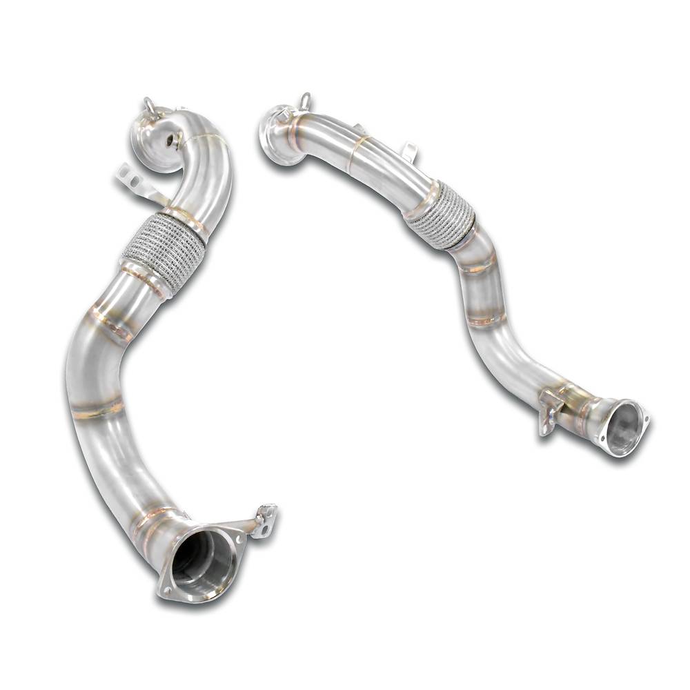 Downpipe kit Right - Left<br> (Replaces catalytic converter)