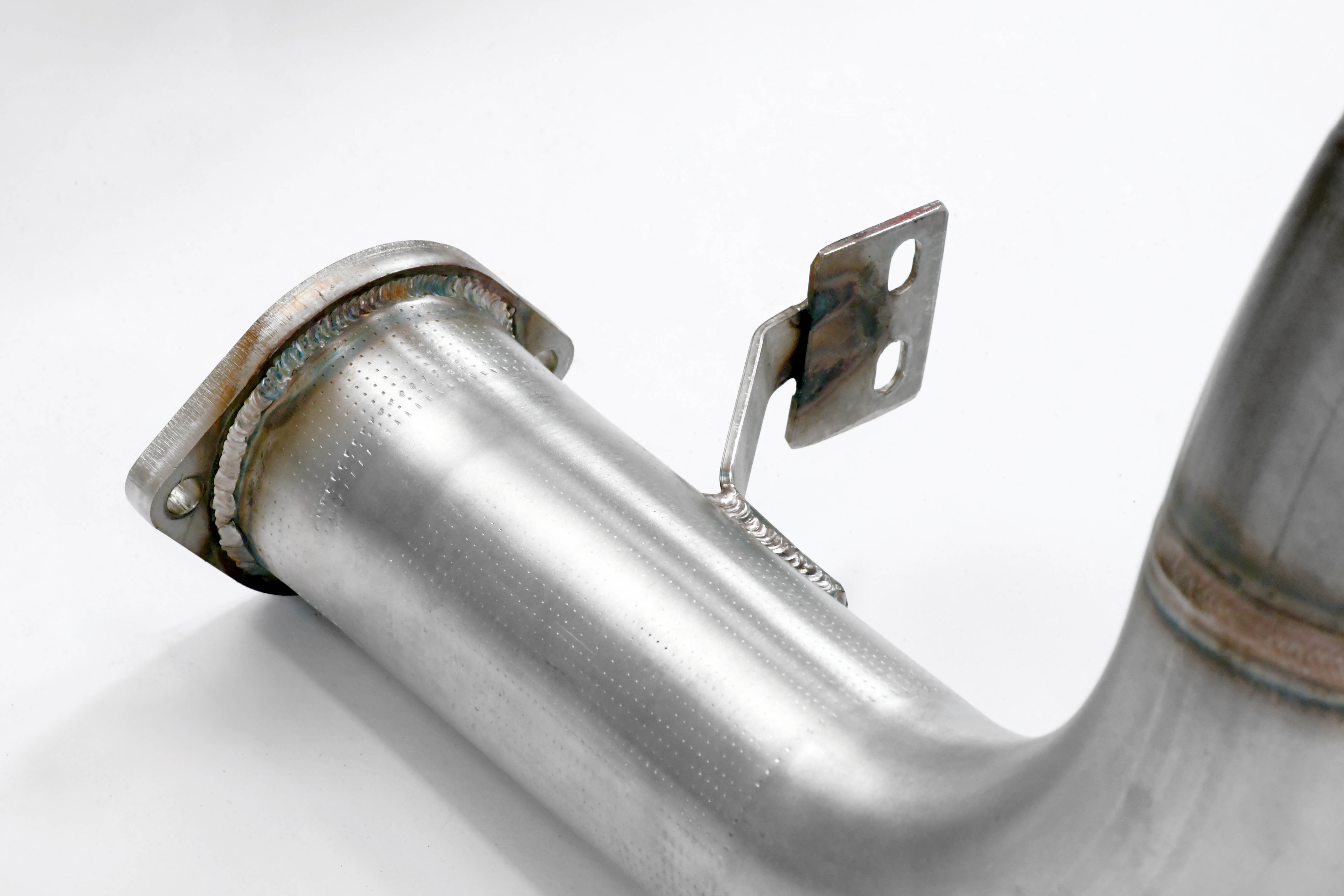 Downpipe + catalizzatore metallico destro