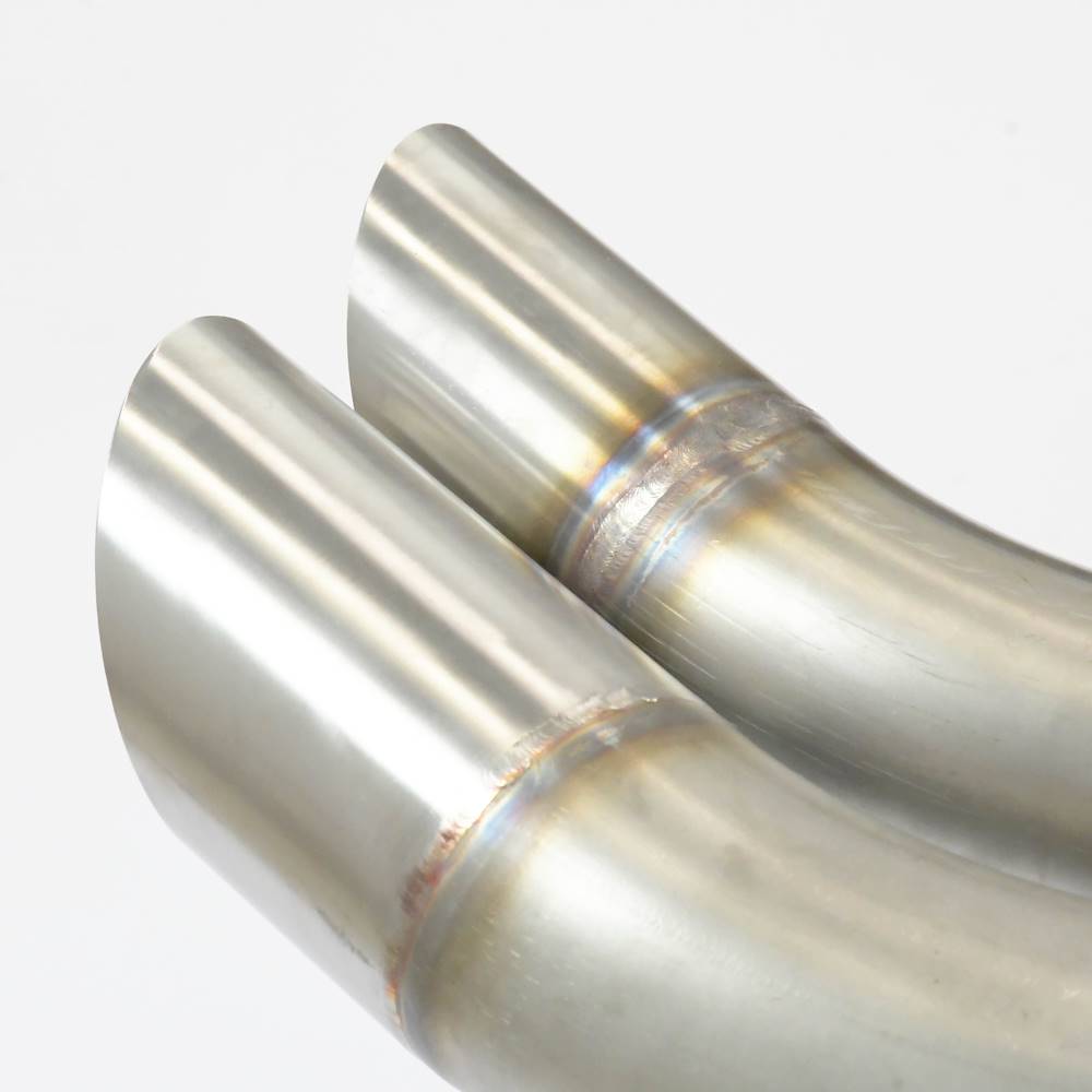 Rear exhaust right - left with valve