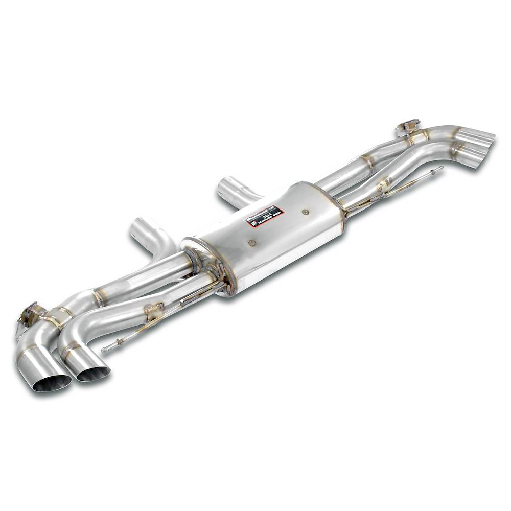 Rear exhaust right - left with valve