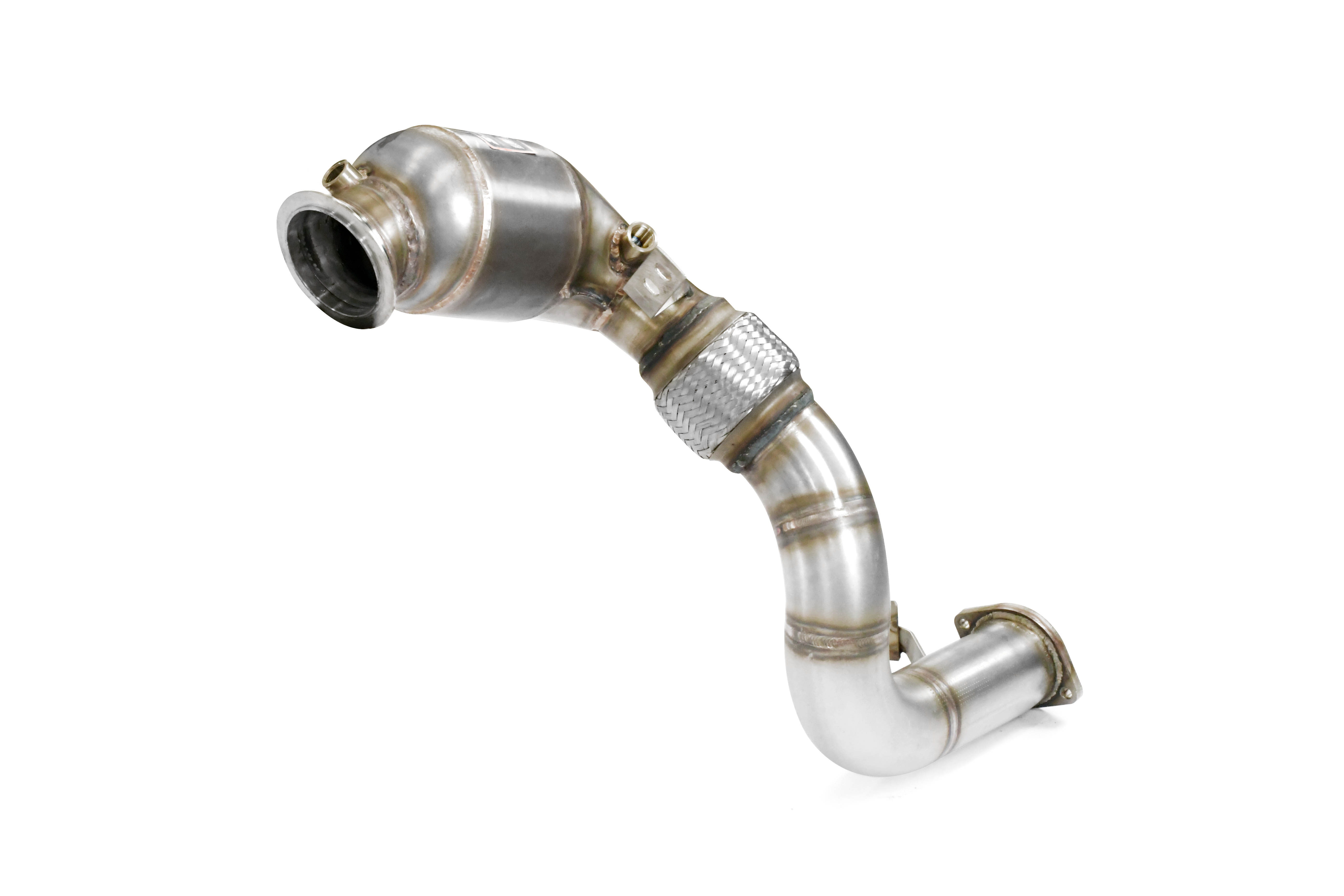 Downpipe +  Metallic catalytic converter Left