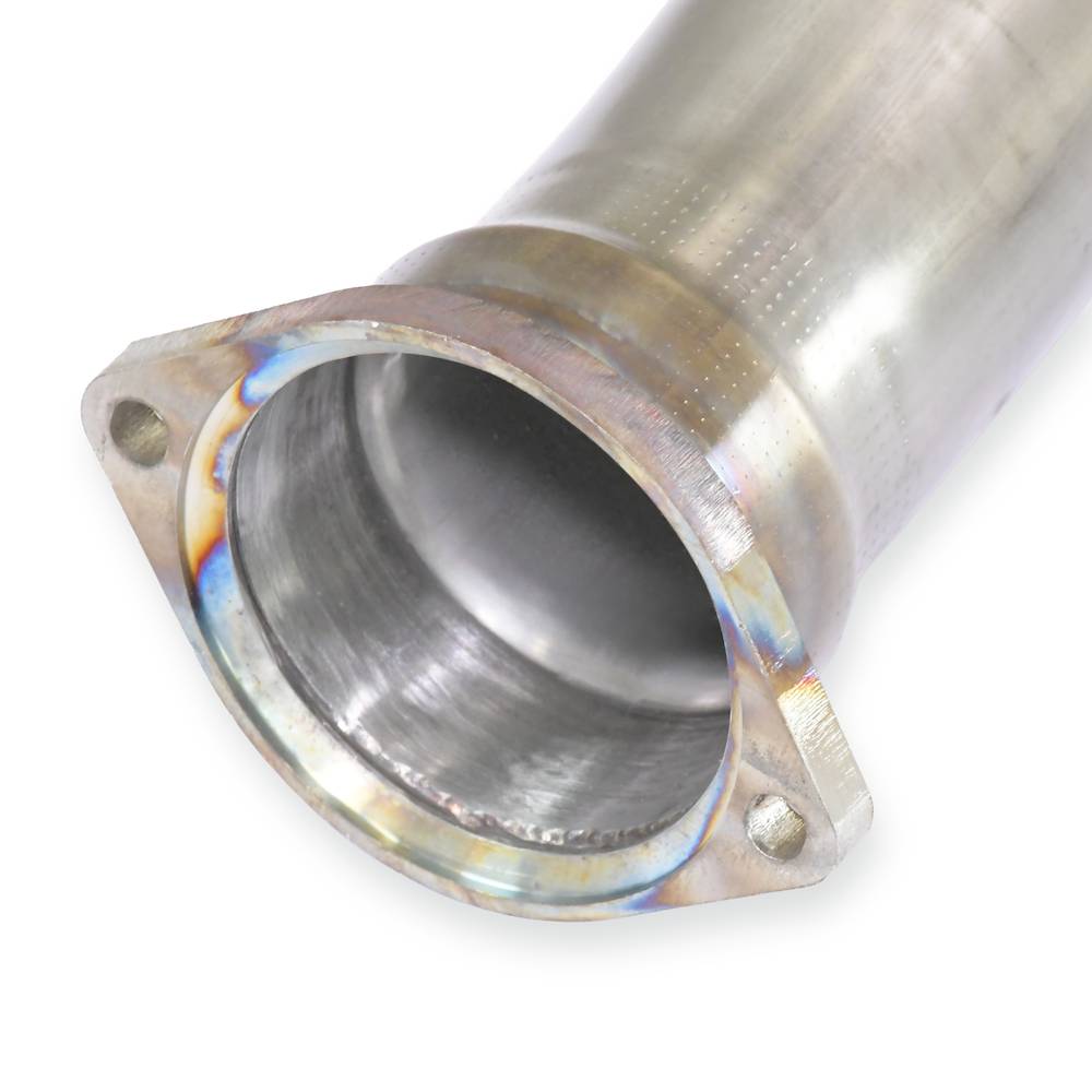 Turbo downpipe kit Right - Left (Replaces primary and secondary catalytics) Accepts the stock tertiary catalytics