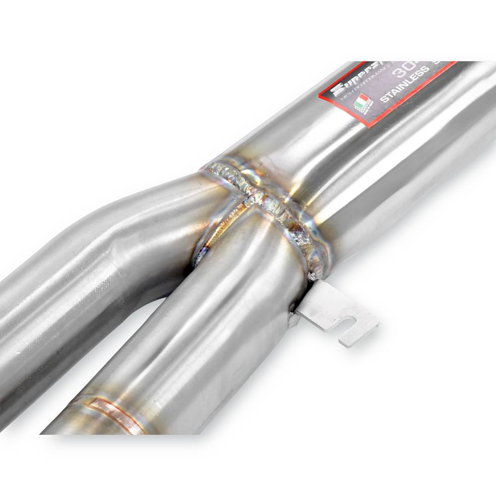 Front exhaust - no resonated (Deletes the secondary catalytic)