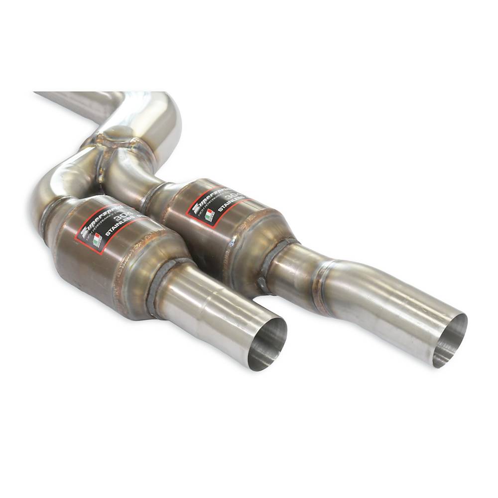 Front exhaust with  Metallic catalytic