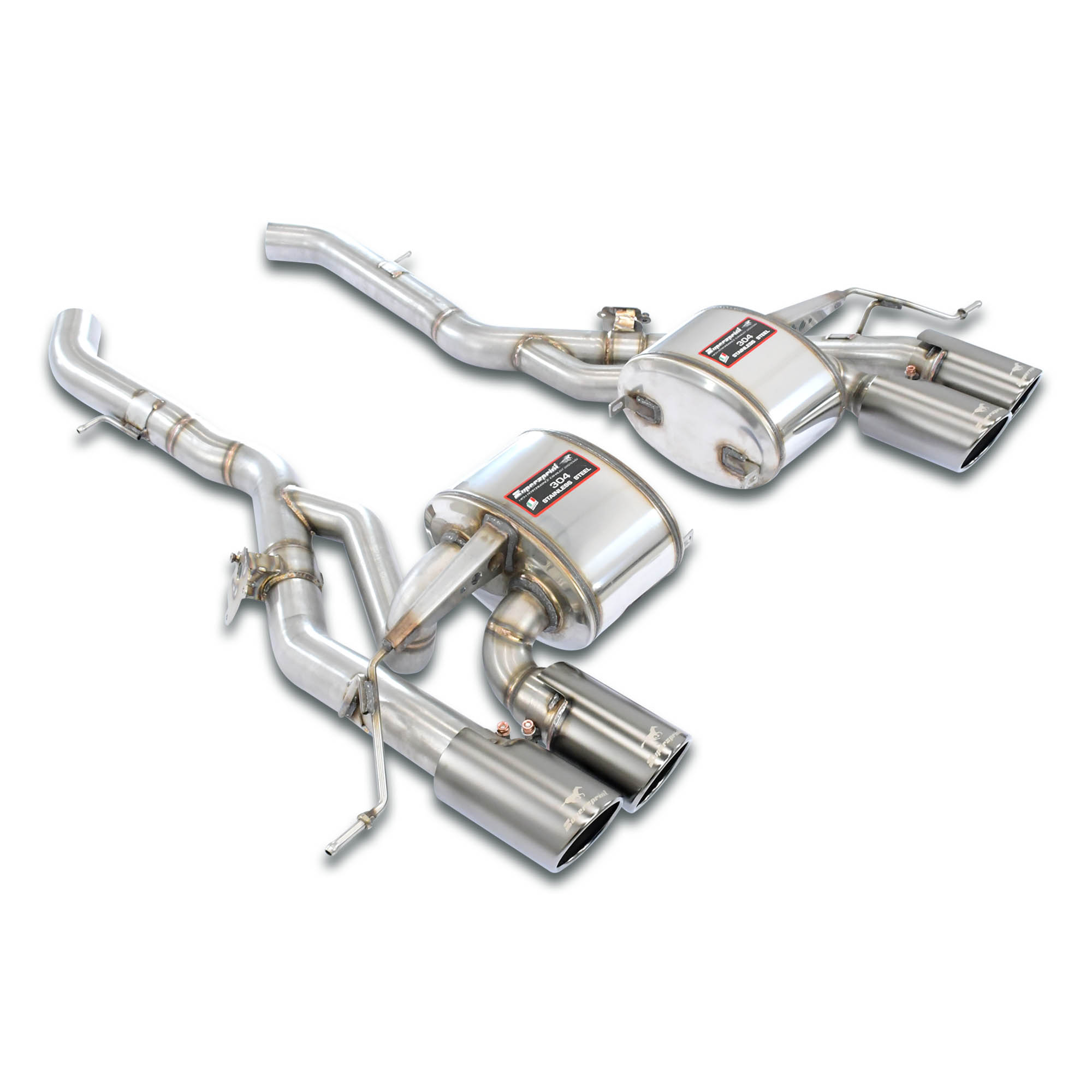 J-Pipe Touring Package with valves - complete Deletes the secondary catalytics + OPFs  + mid resonator