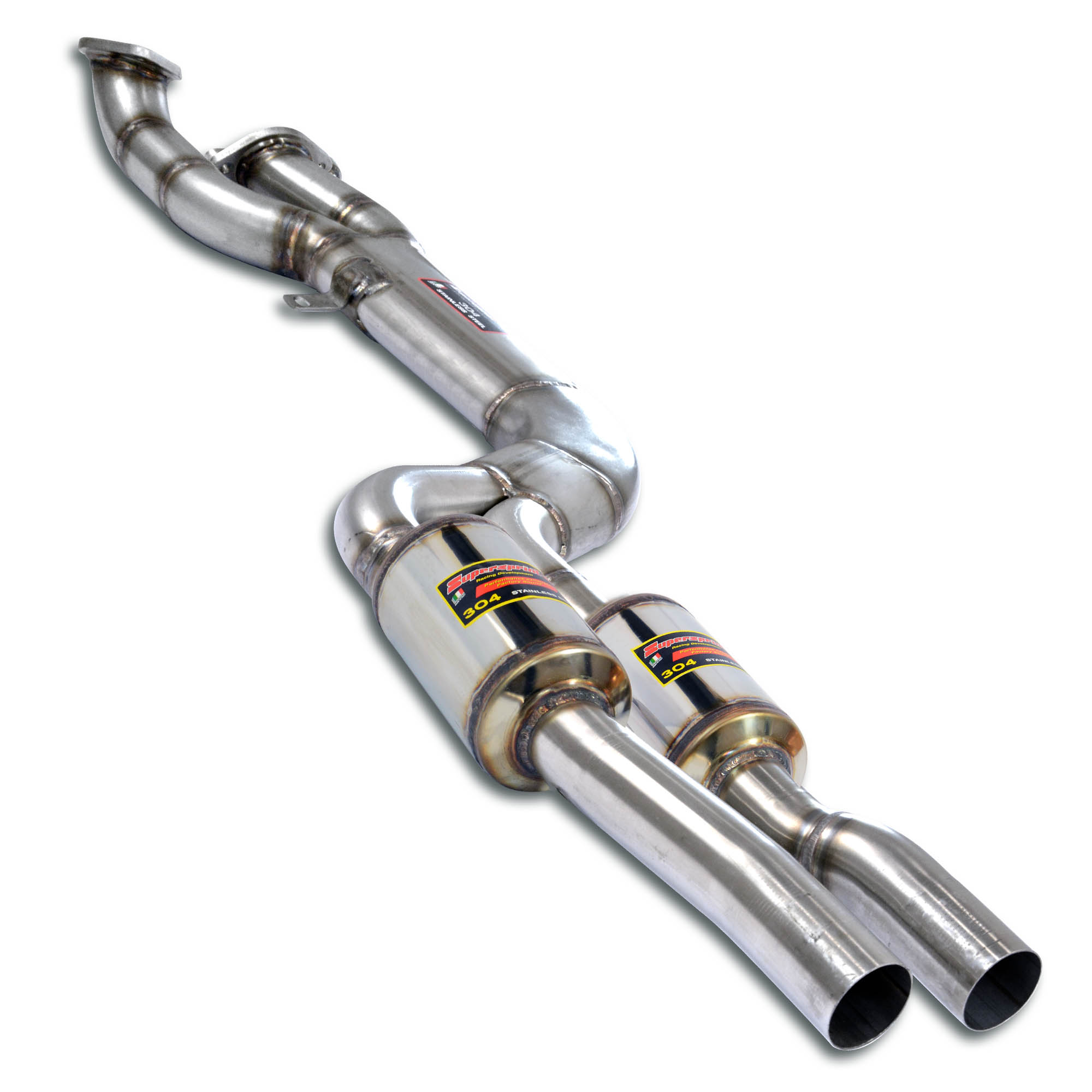 J-Pipe Touring Package with valves - complete Deletes the secondary catalytics + OPFs  + mid resonator