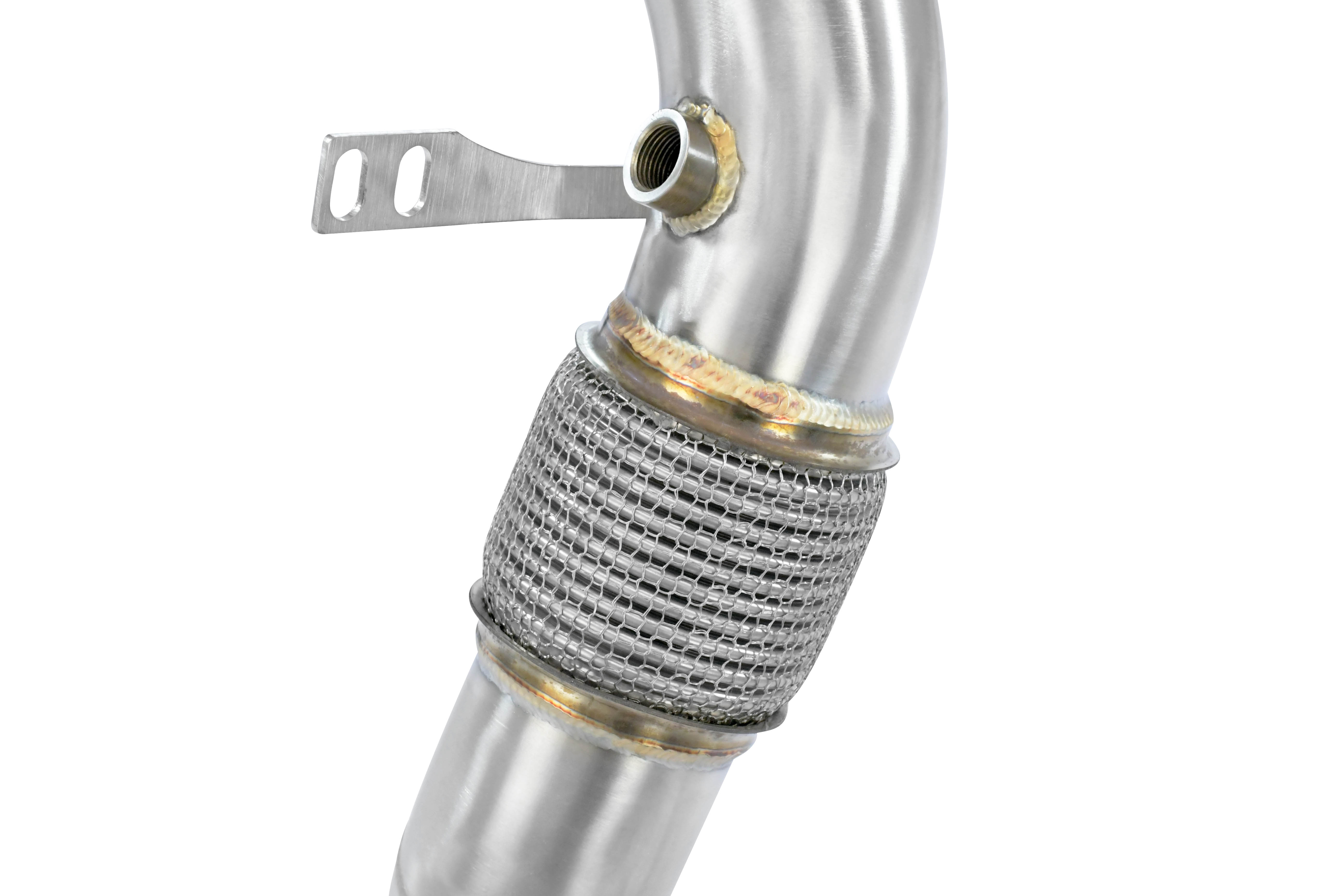 Downpipe kit Rechts - Links (Ersetzt Primär-Katalysator)