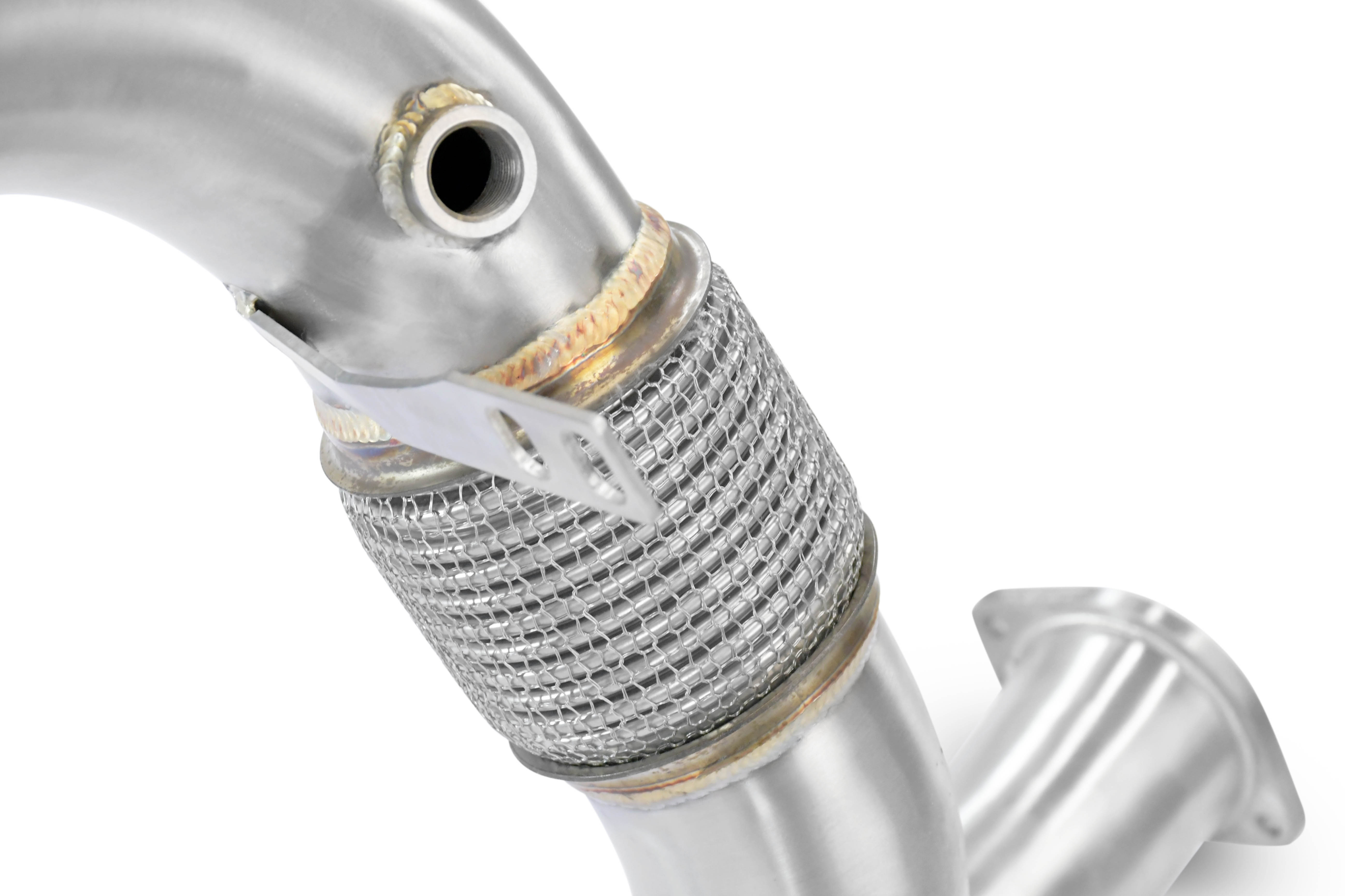 Downpipe kit Rechts - Links (Ersetzt Primär-Katalysator)