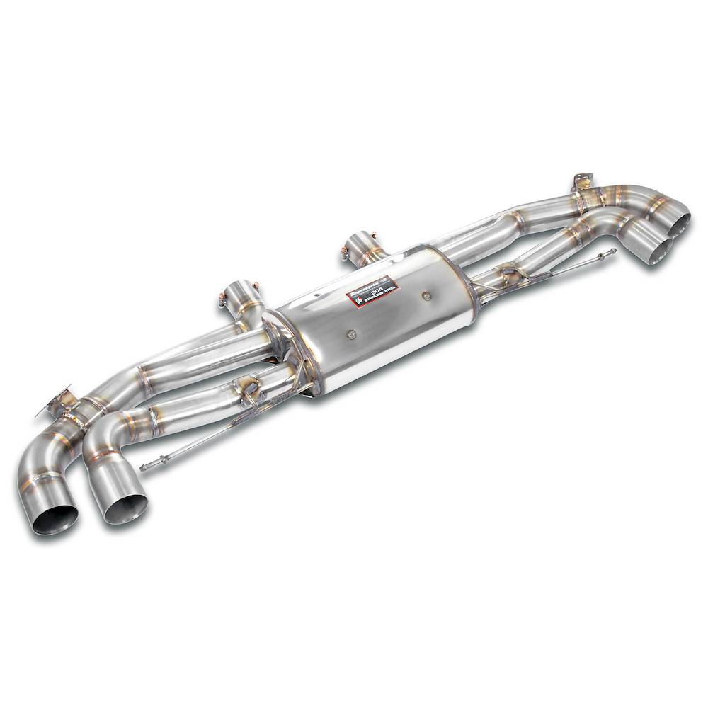 Rear exhaust right - left with valve