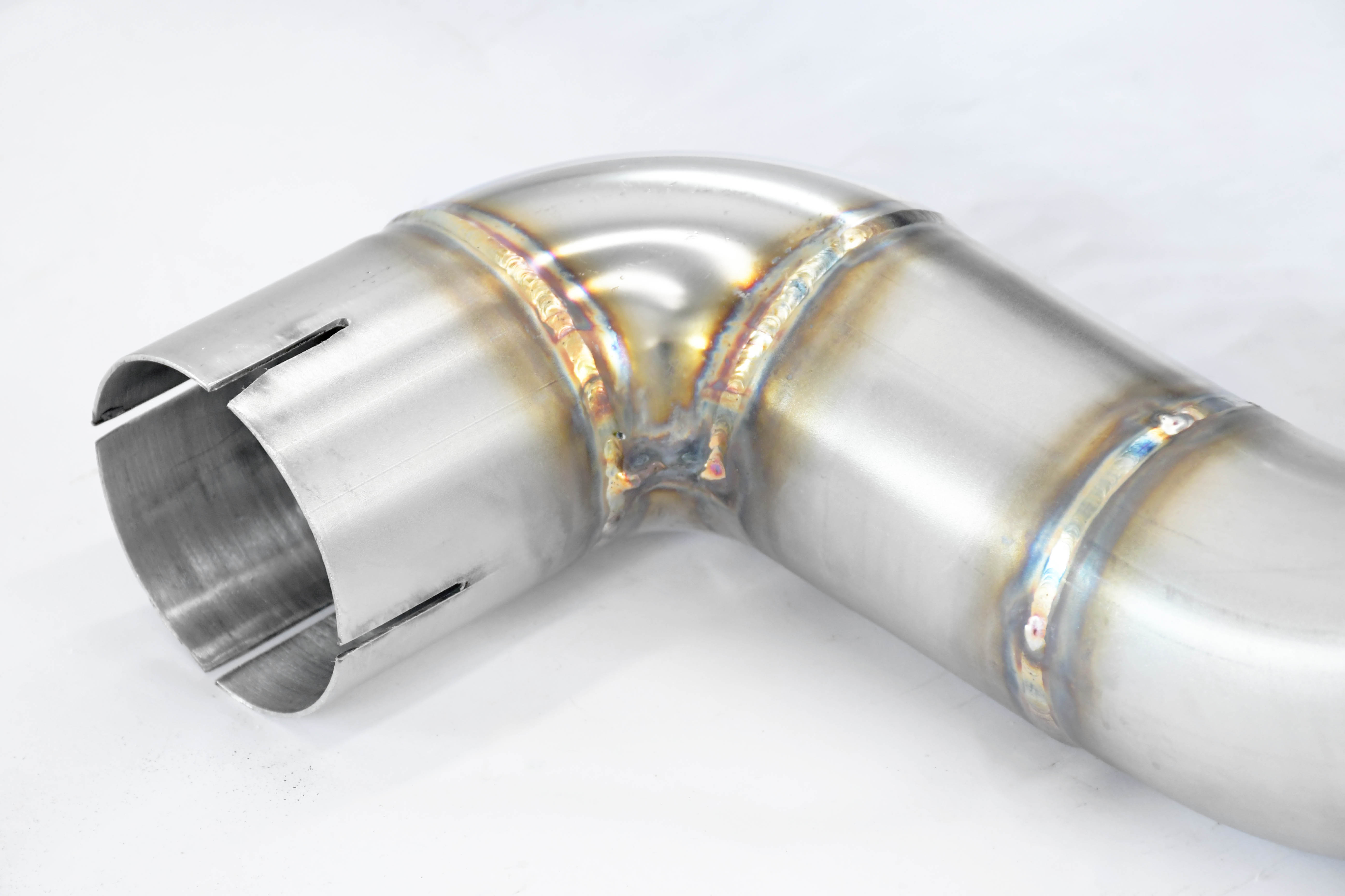 Rear exhaust right - left with valve