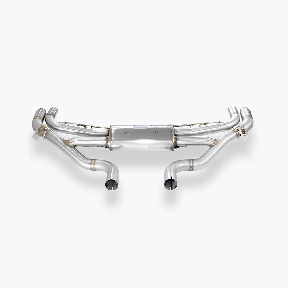 Rear exhaust right - left with valve