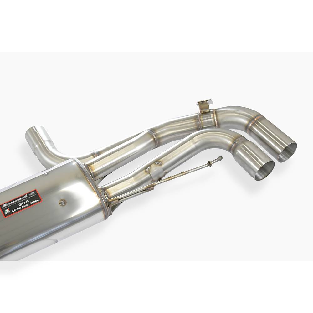 Endschalldämpfer Rechts - Links mit Klappe