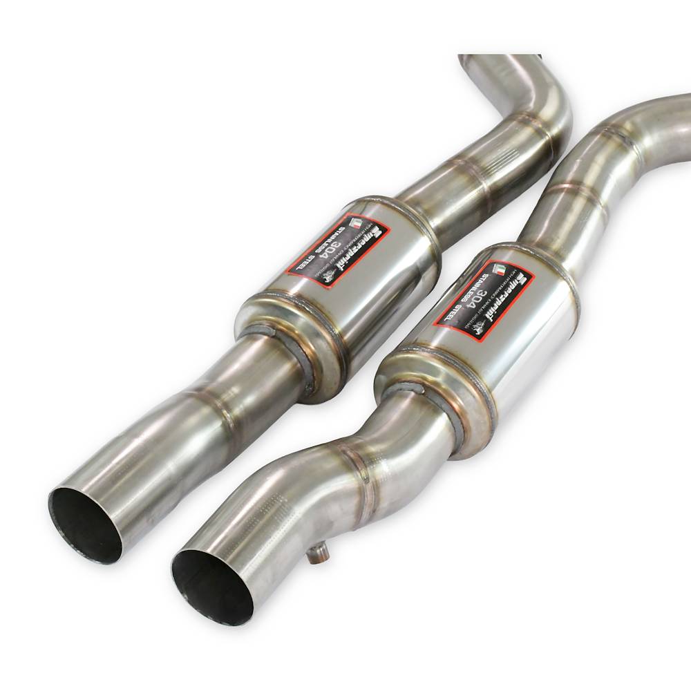 Kit anteriori Destro - Sinistro + "X-Pipe"<br>Elimina catalizzatori terziari e OPF