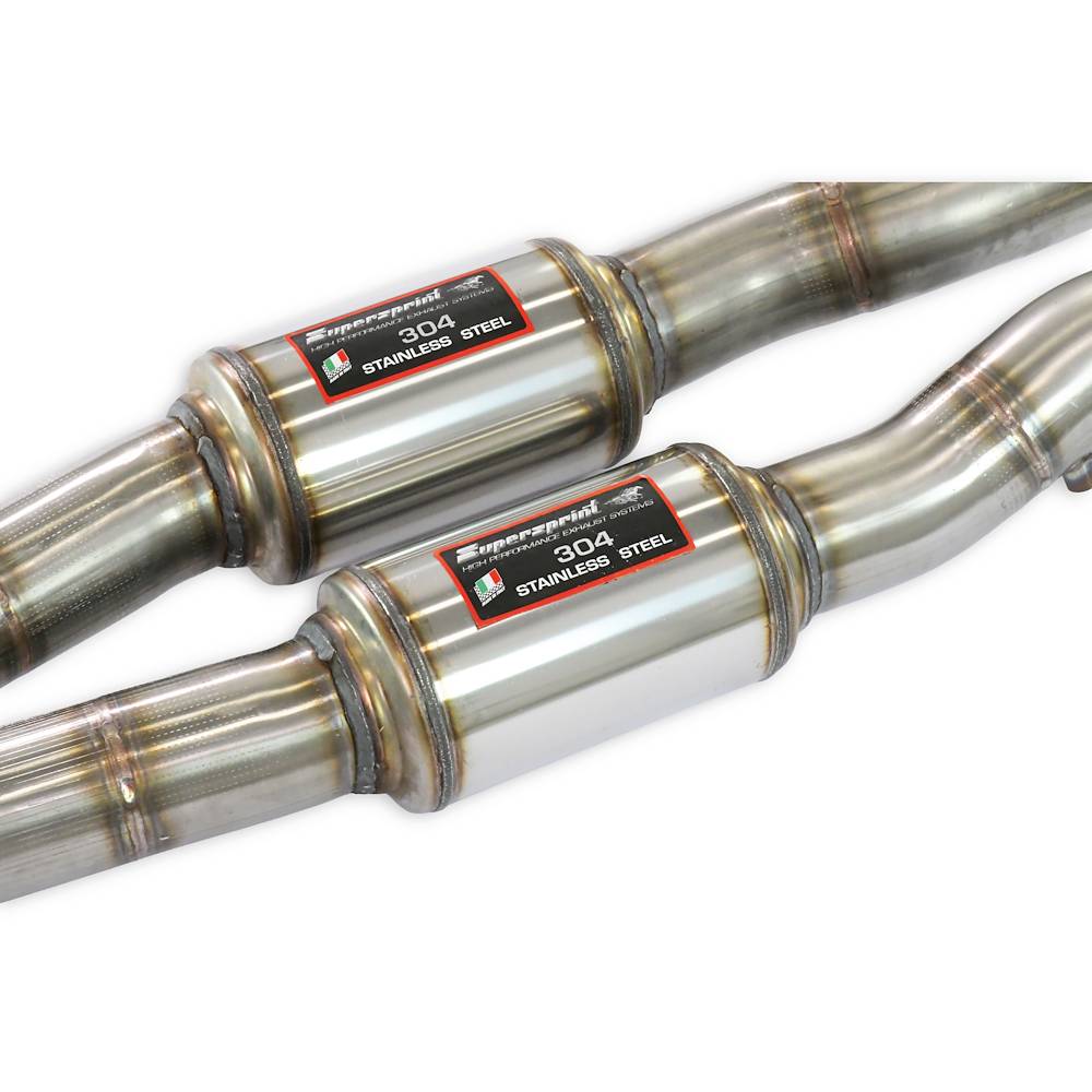 Kit anteriori Destro - Sinistro + "X-Pipe"<br>Elimina catalizzatori terziari e OPF