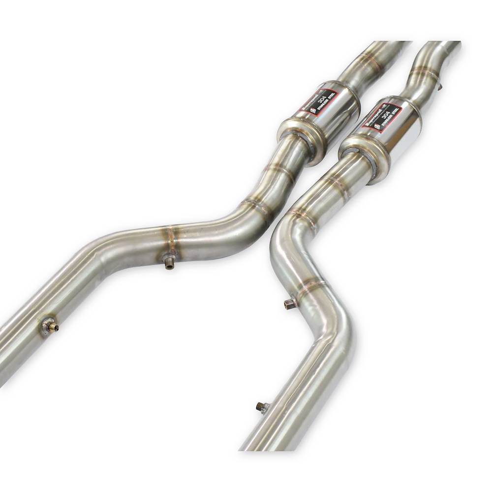 Kit anteriori Destro - Sinistro + "X-Pipe"<br>Elimina catalizzatori terziari e OPF