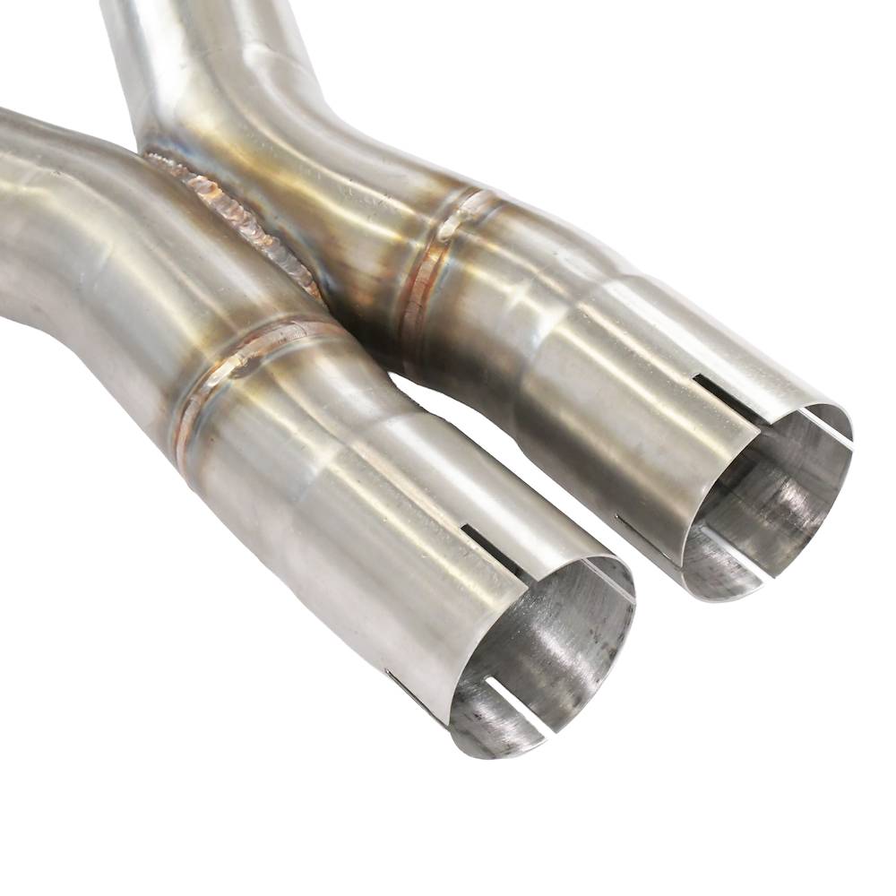 Kit tubi anteriori Destro - Sinistro + "X-Pipe"<br>Elimina catalizzatori terziari e OPF