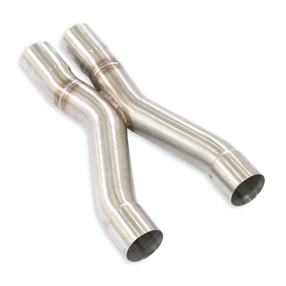 Kit tubi anteriori Destro - Sinistro + "X-Pipe"<br>Elimina catalizzatori terziari e OPF