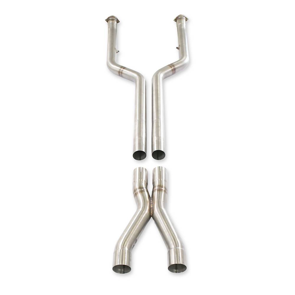 Kit tubi anteriori Destro - Sinistro + "X-Pipe"<br>Elimina catalizzatori terziari e OPF
