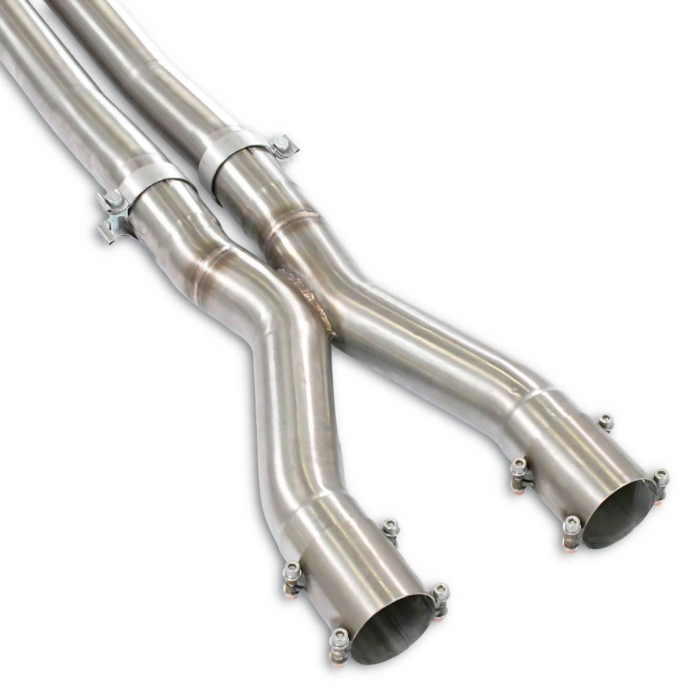 Front pipes kit Right - Left + X-Pipe Deletes tertiary catalytics and OPF